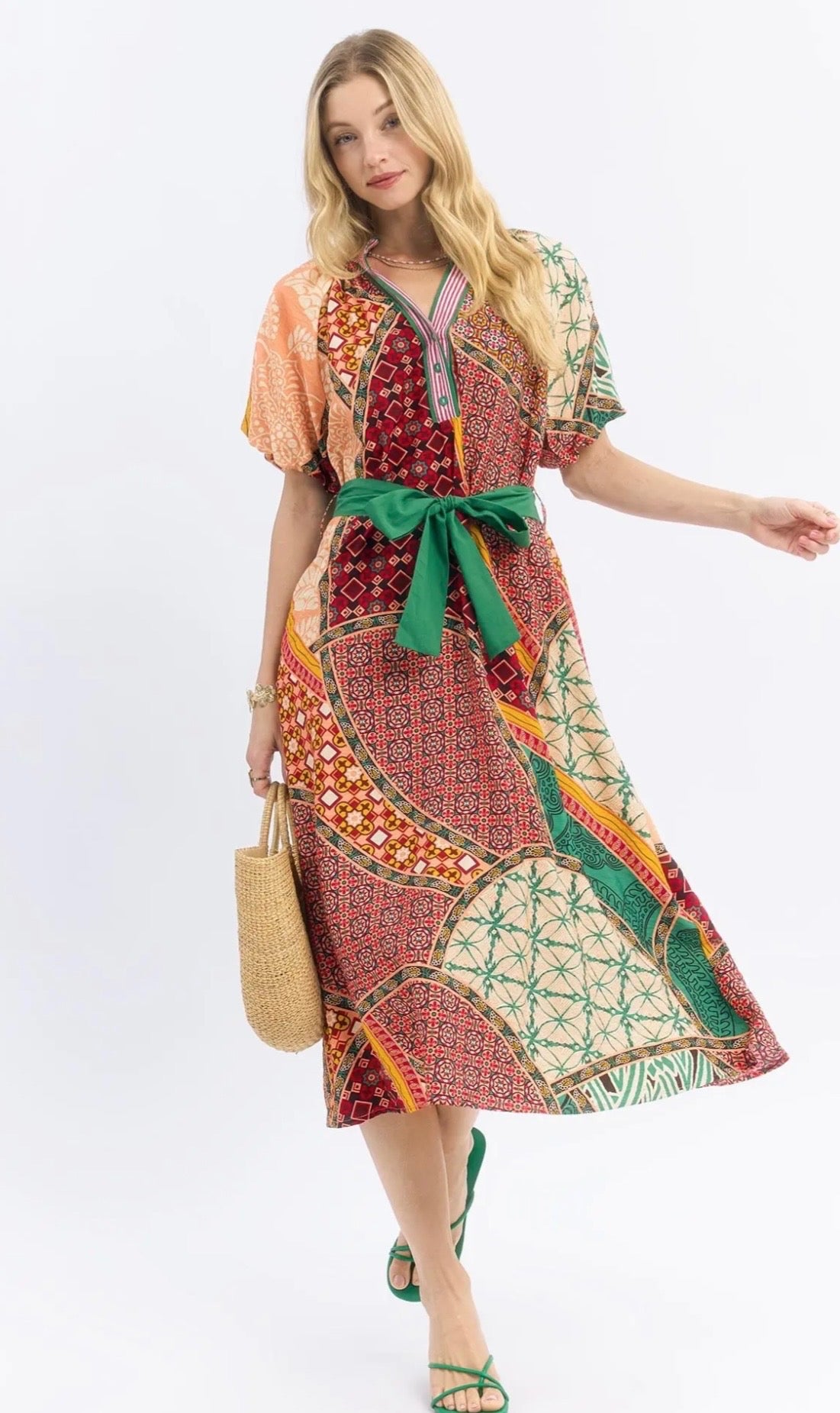 Patchwork Paradise Dress