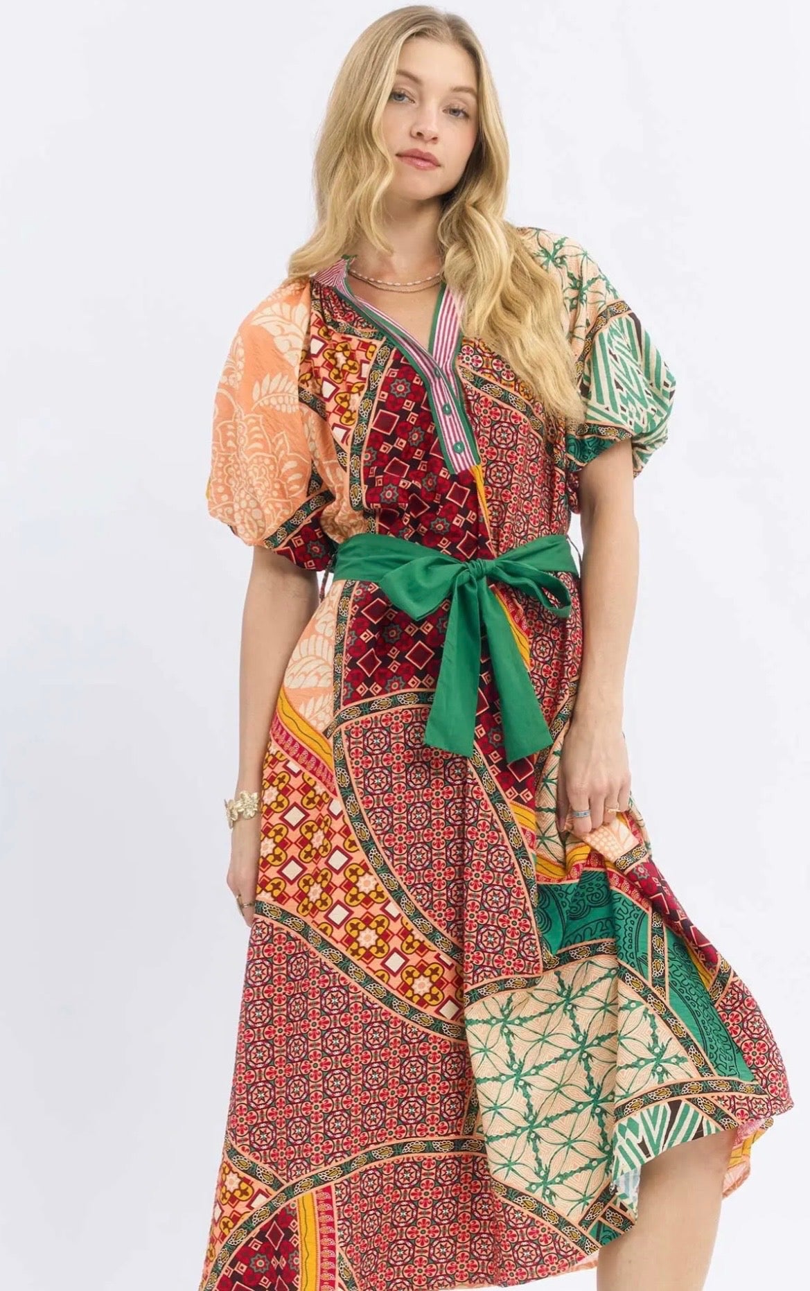 Patchwork Paradise Dress