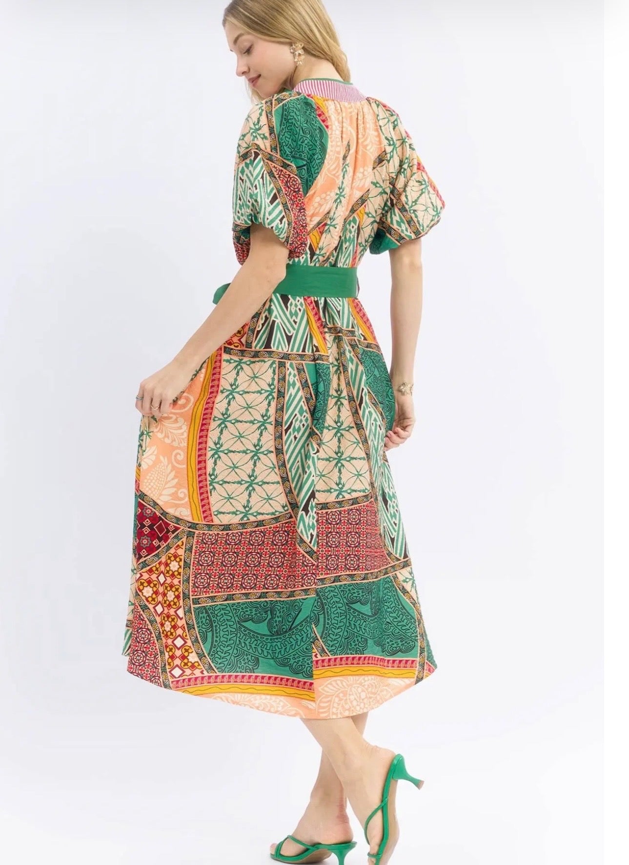 Patchwork Paradise Dress