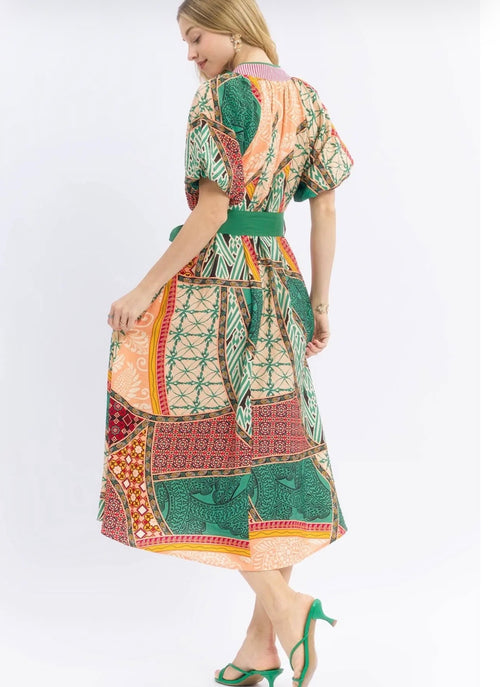 Patchwork Paradise Dress
